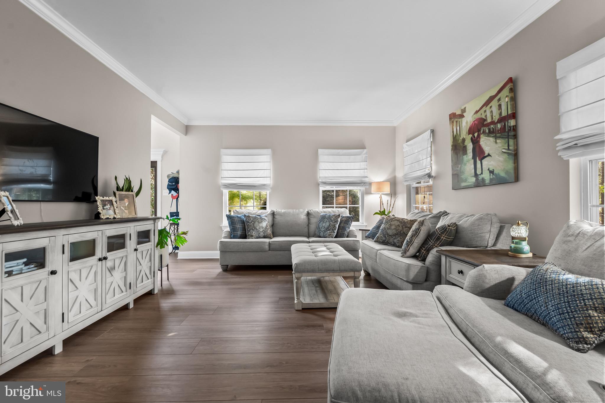3653 Tuckahoe Road Franklinville, NJ 08322 - Photo 17 of 41 a living room with furniture and a flat screen tv