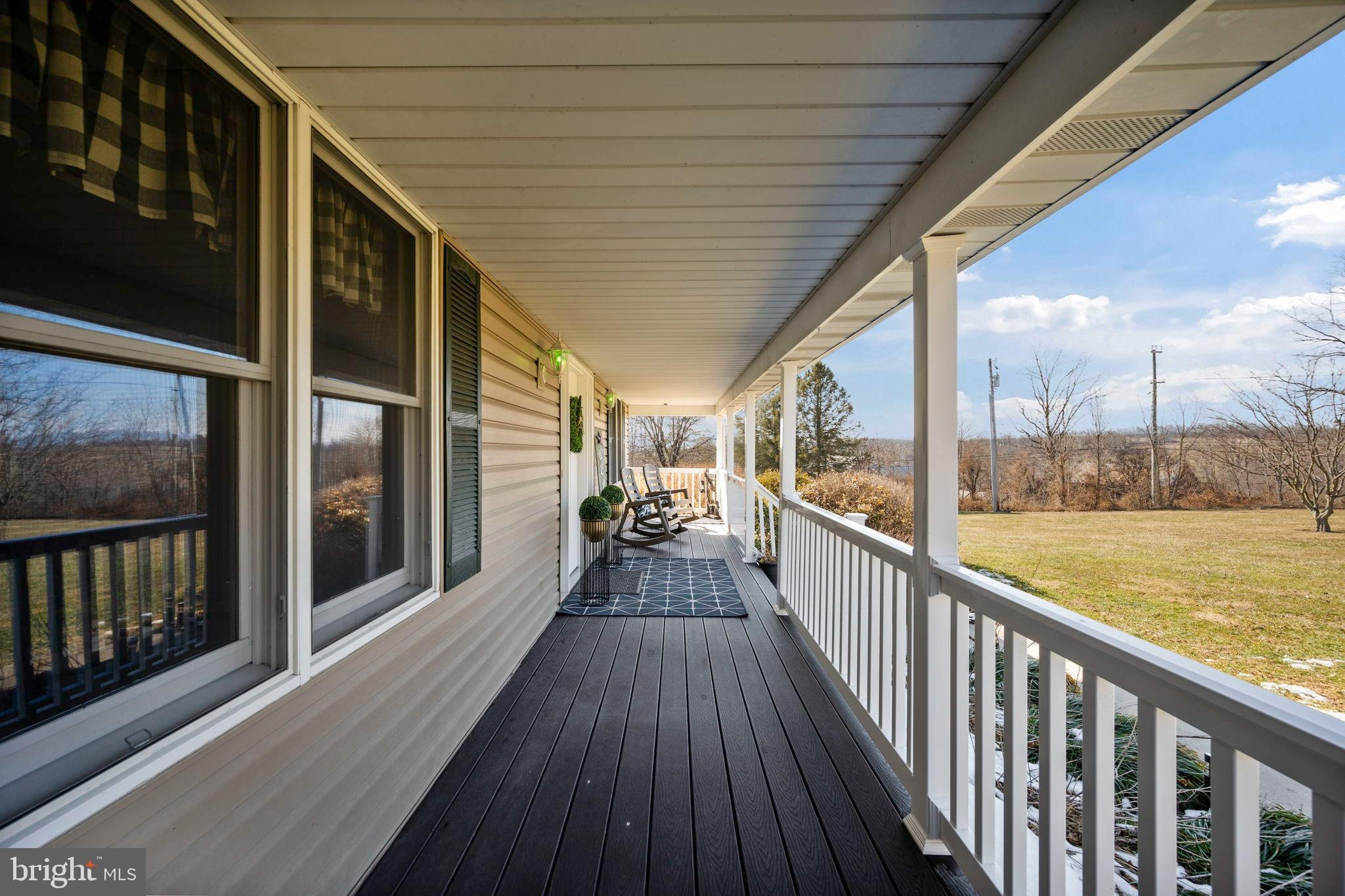 1485 Bachmans Valley Road Westminster, MD 21158 - Photo 46 of 91 Serene porch with scenic countryside views.