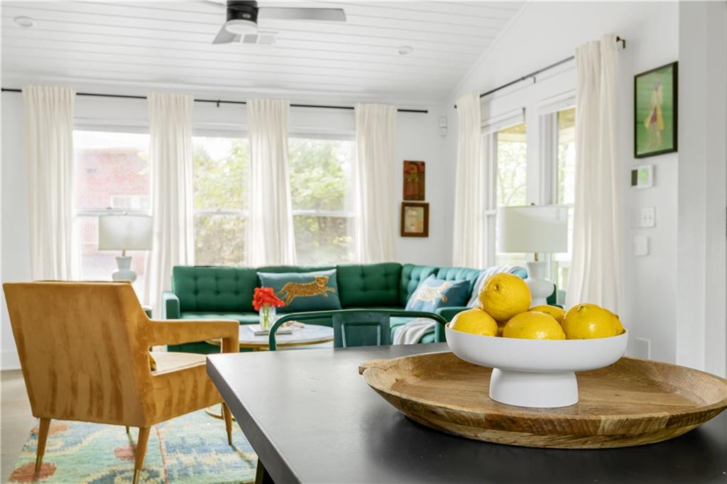 347 Sinclair Avenue Northeast Atlanta, GA 30307 - Photo 8 of 32 a living room with furniture and a potted plant