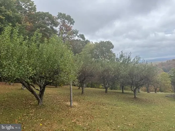 a view of a dining room with furniture and a chandelier