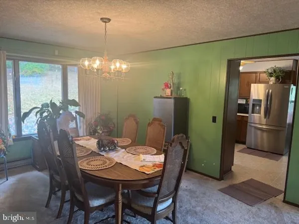 a close view of a refrigerator and window