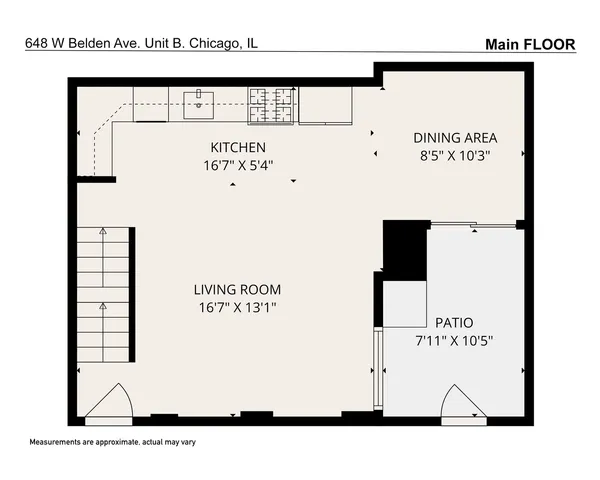 $580,000 | 648 West Belden Avenue, Unit B, Chicago, IL 60614