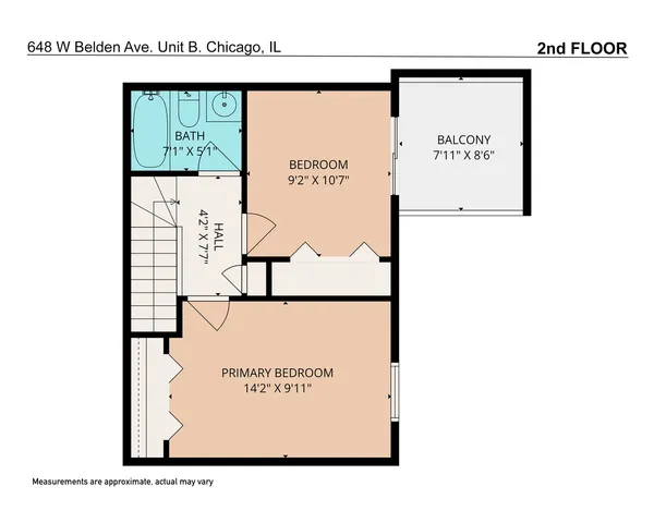 $580,000 | 648 West Belden Avenue, Unit B, Chicago, IL 60614