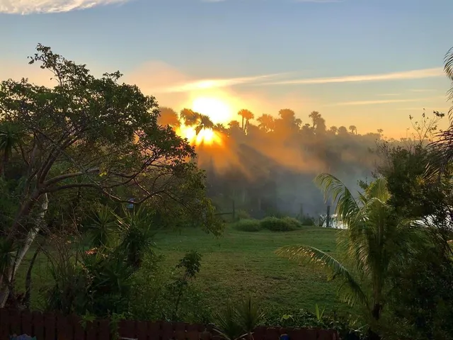 a view of a lake with a mountain in the background