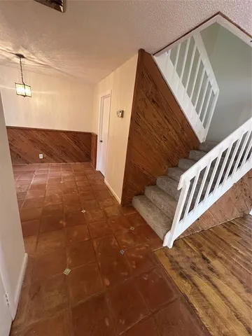 a view of a staircase