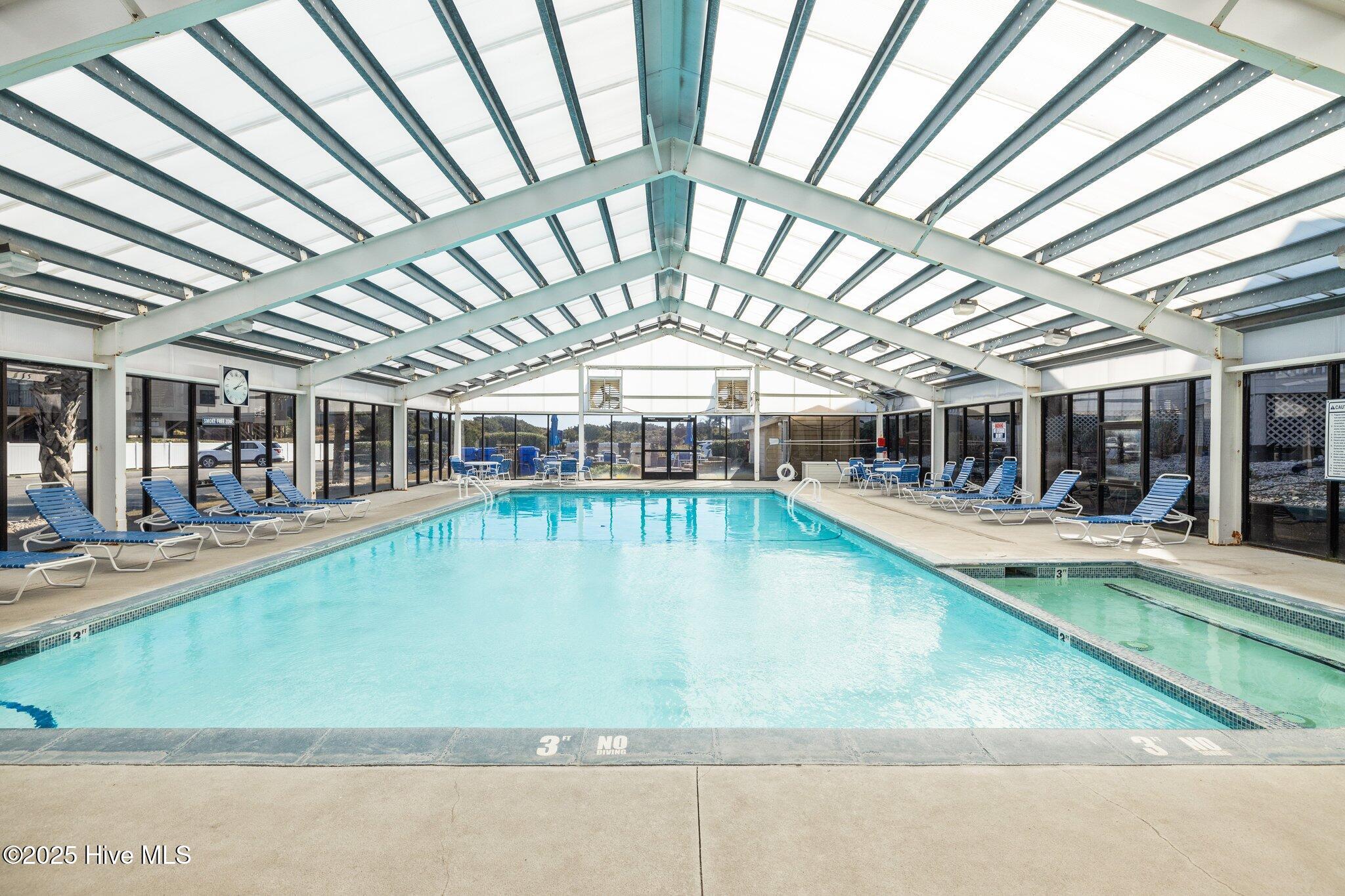1904 East Fort Macon Road, Unit 180 Atlantic Beach, NC 28512 - Photo 28 of 38 Indoor Pool Amenities