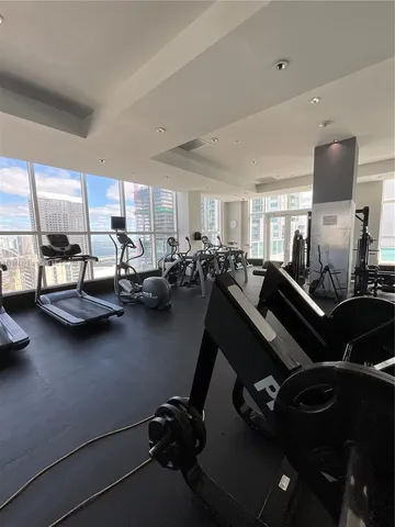 a view of city from balcony