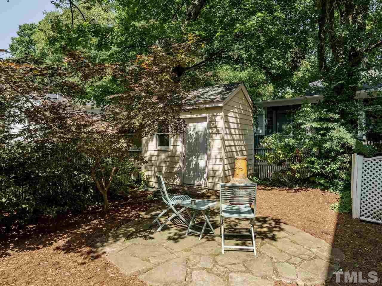 1703 Fairview Road Raleigh, NC 27608 - Photo 28 of 30 a view of a chairs and table in backyard
