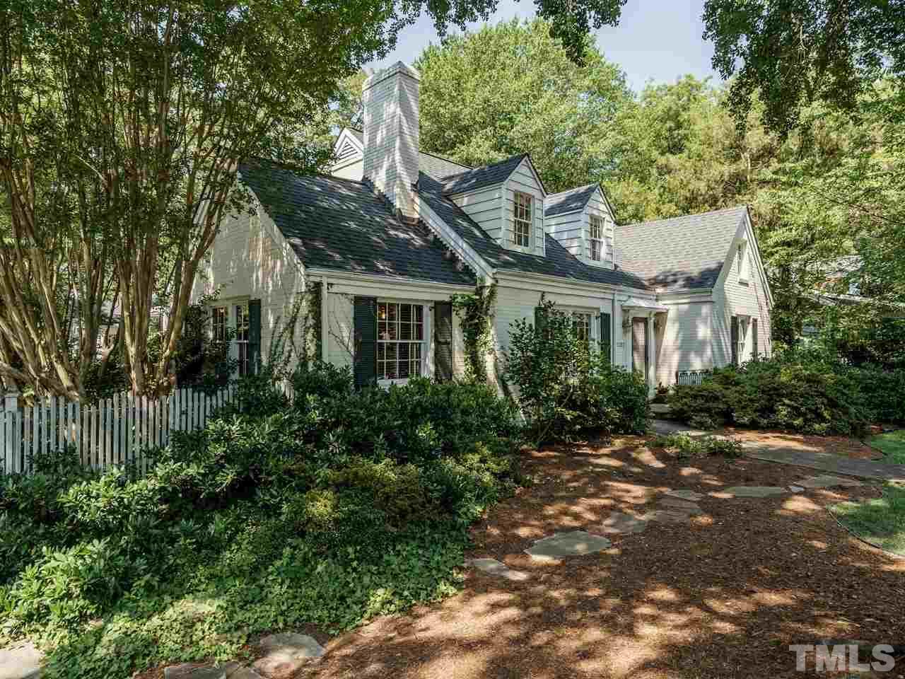 1703 Fairview Road Raleigh, NC 27608 - Photo 30 of 30 a front view of a house with a garden