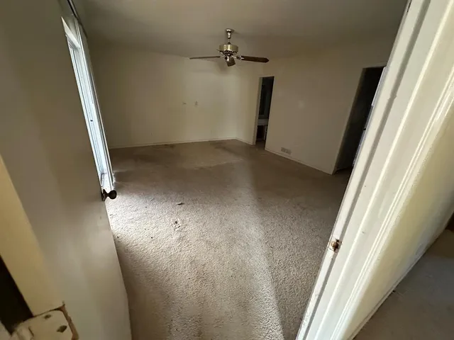 a view of a storage and utility room