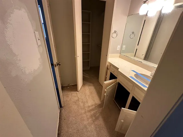 a view of an entryway with staircase