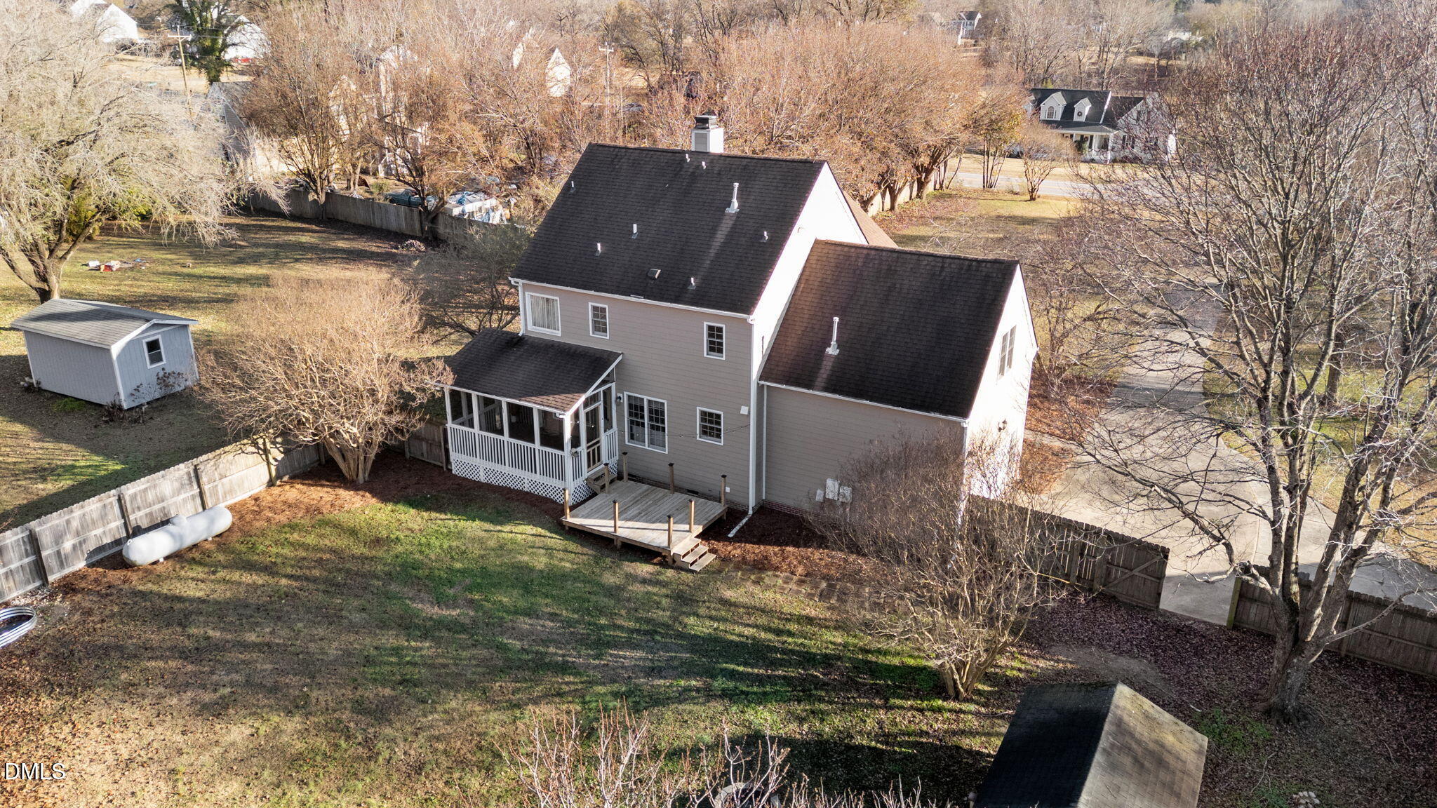 1030 Loop Road Clayton, NC 27527 - Photo 19 of 20 an aerial view of house with yard