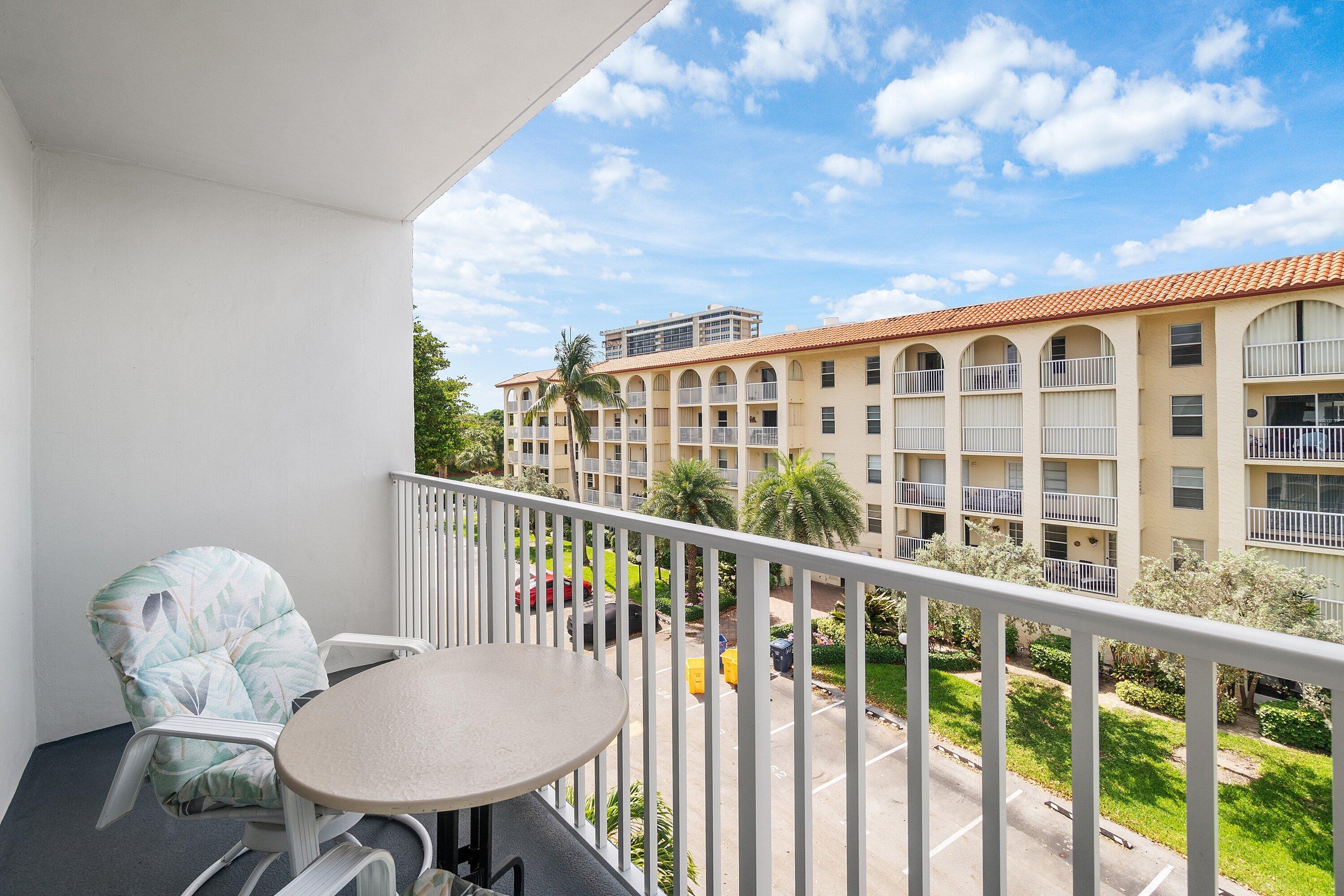 1111 South Ocean Boulevard, Unit 413 Boca Raton, FL 33432 - Photo 27 of 34 Balcony South