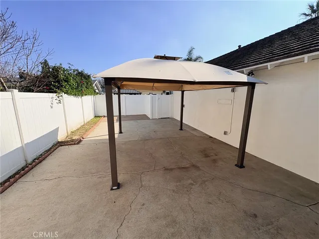 a view of outdoor seating space