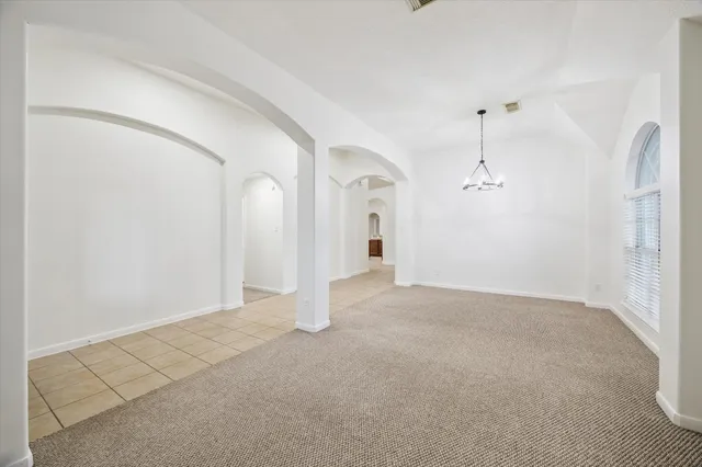 a view of an empty room