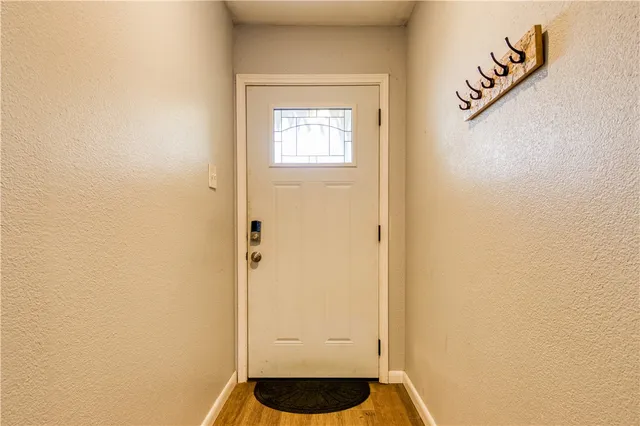 a view of front door