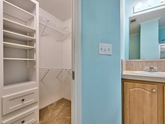 a view of a house with a large window