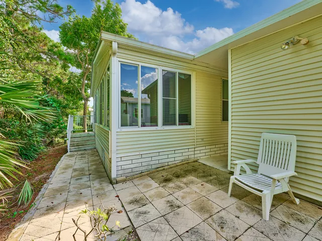 a view of a dining area with furniture