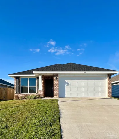 front view of house with a yard