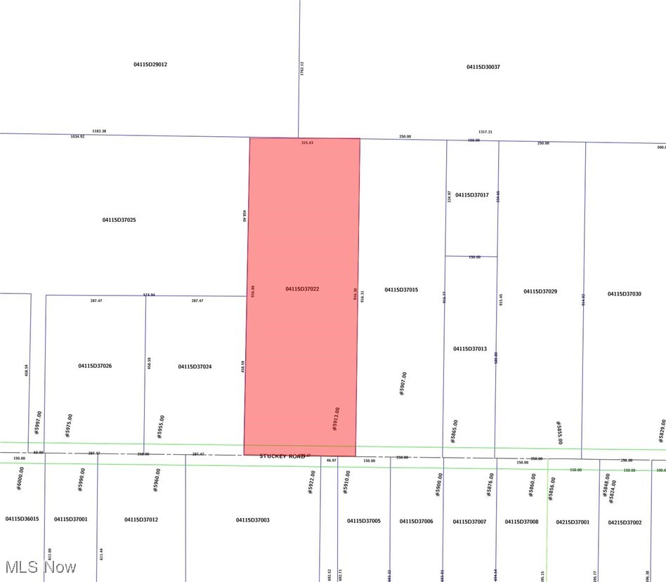 5913 Stuckey Road Creston, OH 44217 - Photo 20 of 20 County Parcel Map