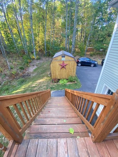 208 Saco Road Hollis Center, ME 04042 - Photo 13 of 30 208 back stairs