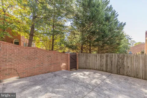 a backyard of a house