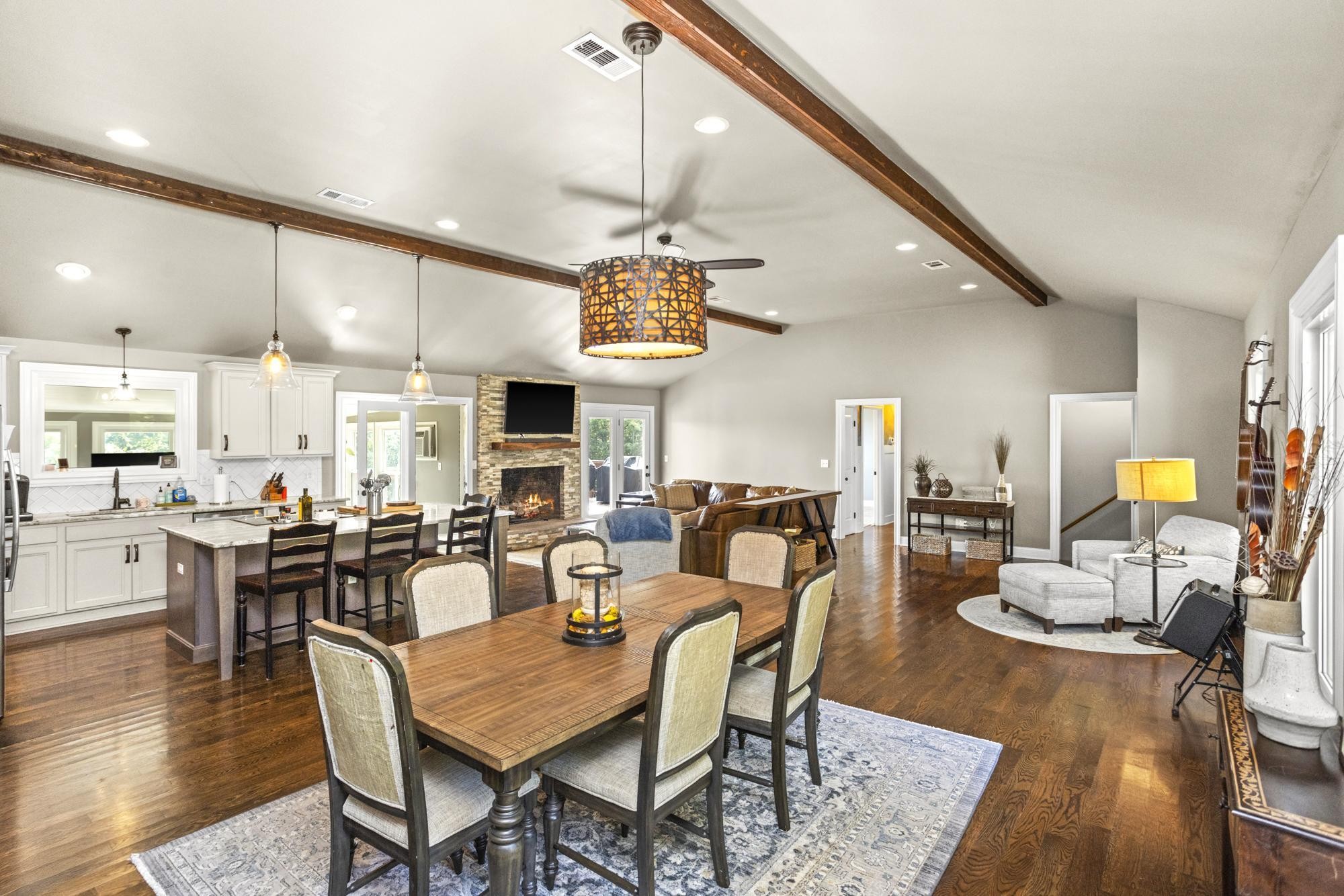8733 Haselton Road Nashville, TN 37221 - Photo 10 of 29 a view of a dining area with furniture window and wooden floor