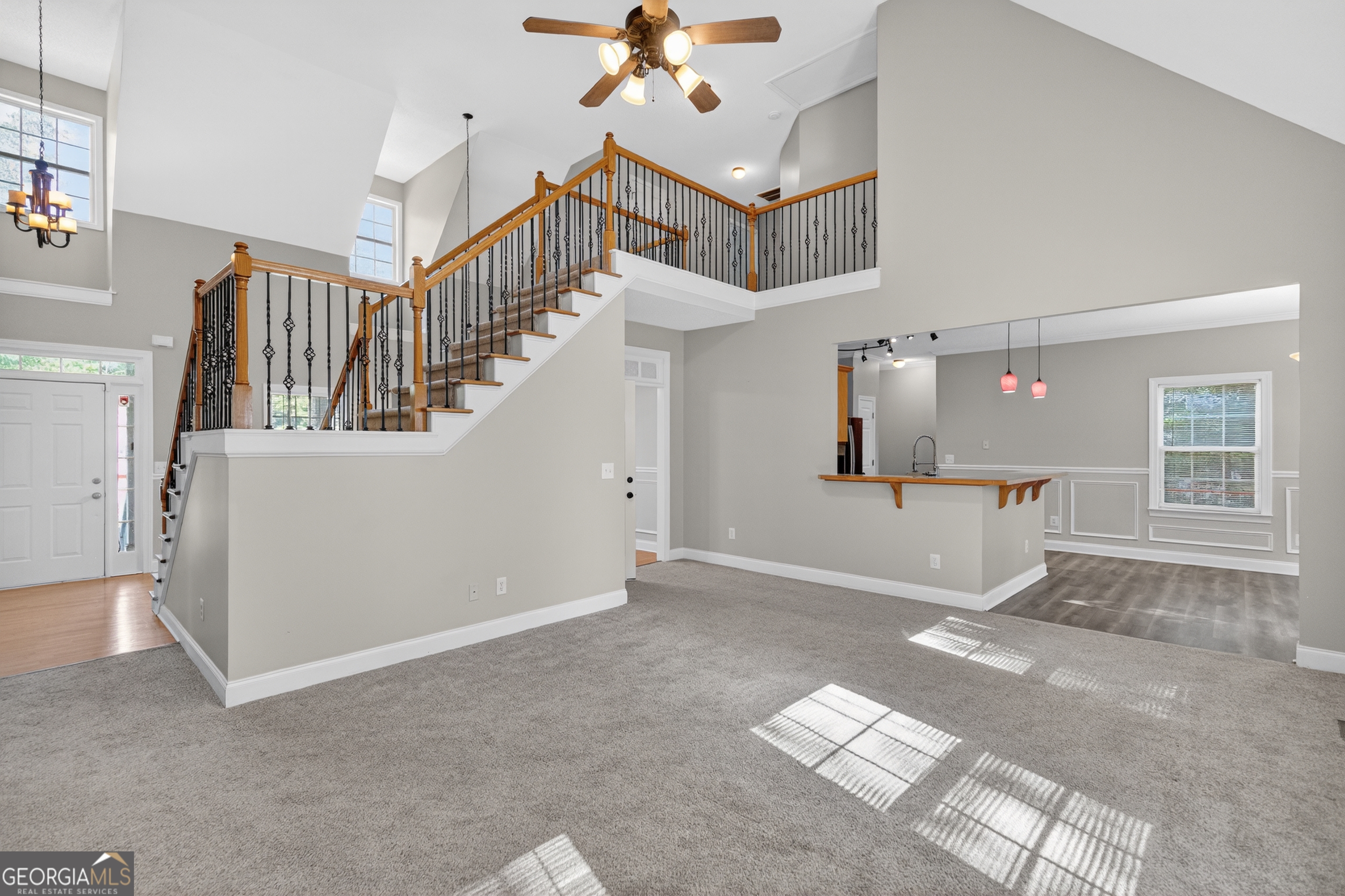178 Rachel Boulevard Temple, GA 30179 - Photo 10 of 30 a view of a livingroom with a ceiling fan and window