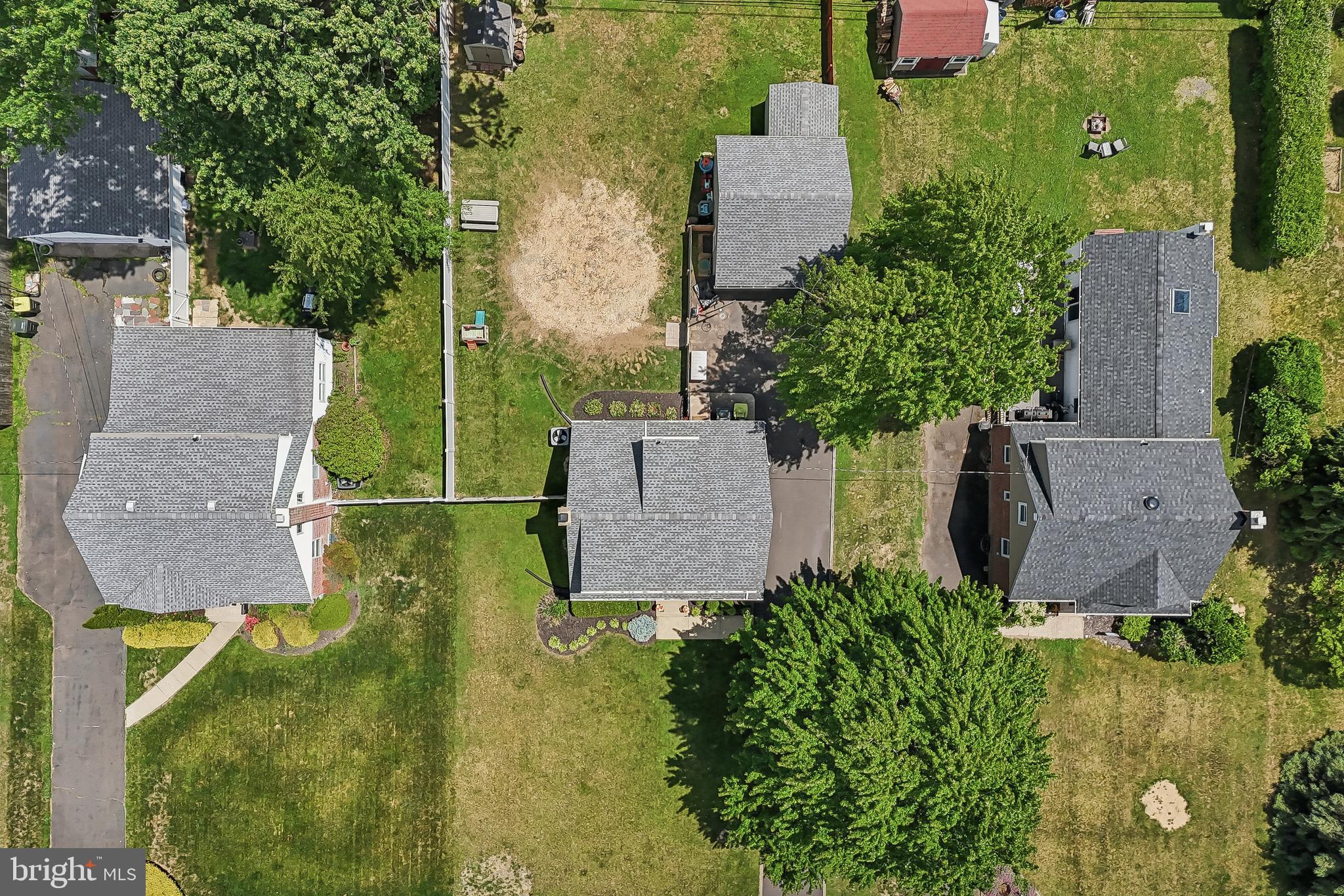 311 Hampton Road Hatboro, PA 19040 - Photo 40 of 53 Aerial view of home front of house looking back