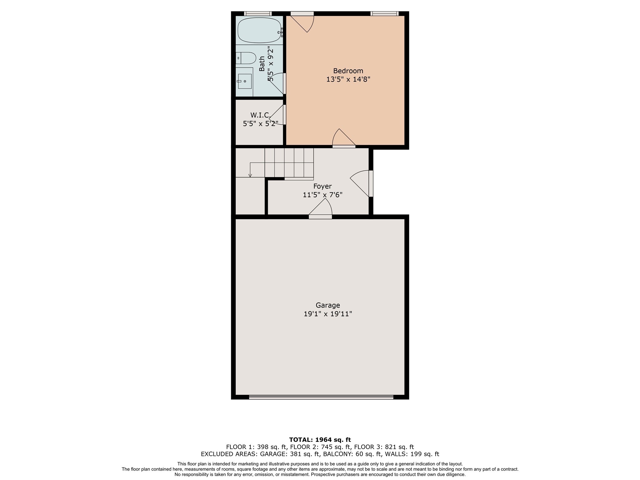 4854 Brinkman Street Houston, TX 77018 - Photo 28 of 30 Floor plan for reference purposes only.