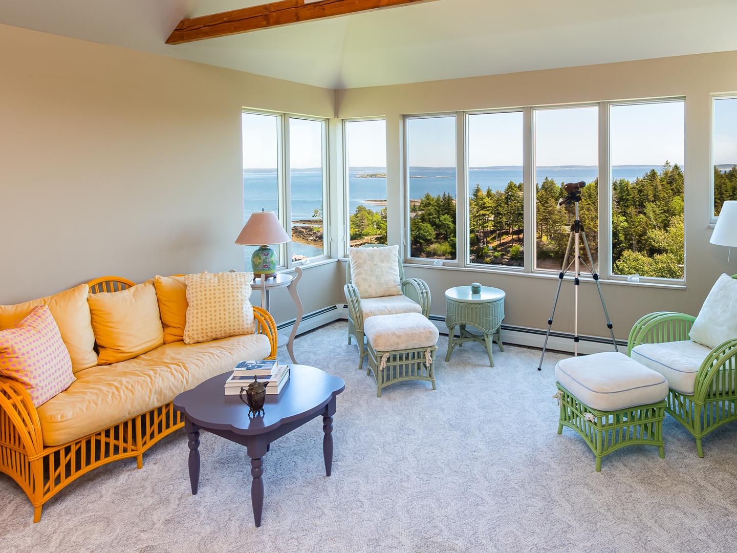 28 Water Cove Road Harpswell, ME 04003 - Photo 21 of 39 28-Tower Rm (2nd Flr) w Ocean View