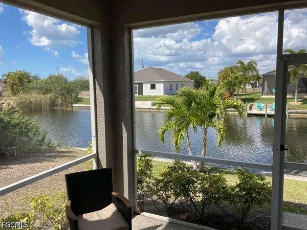 a backyard of a house