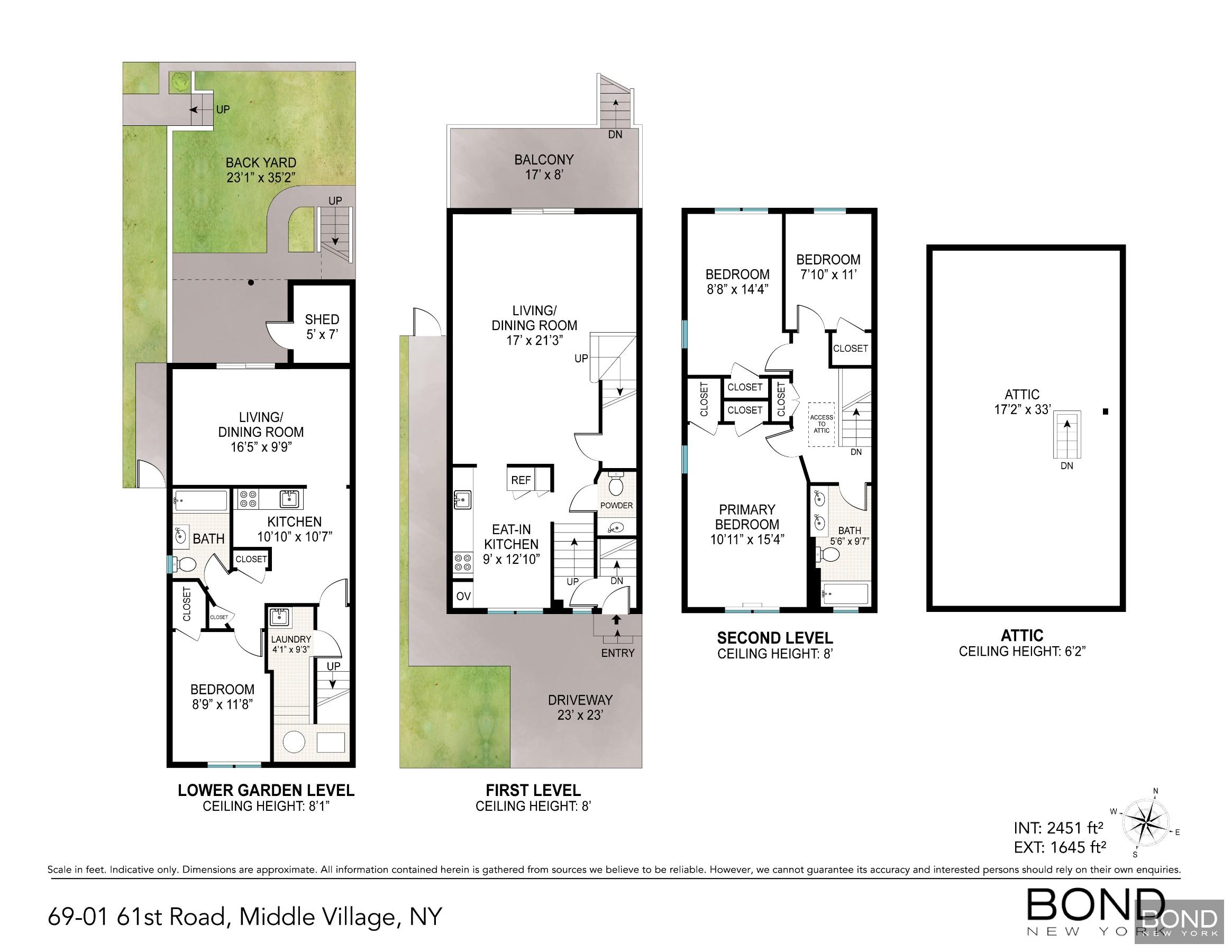 69-01 61st Road Queens, NY 11379 - Photo 9 of 9 a black and white photo of a living room