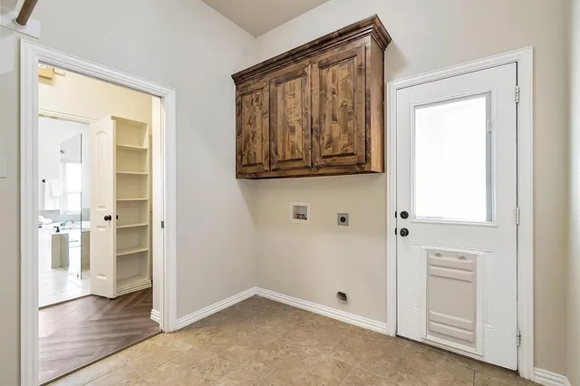 a view of an entryway door