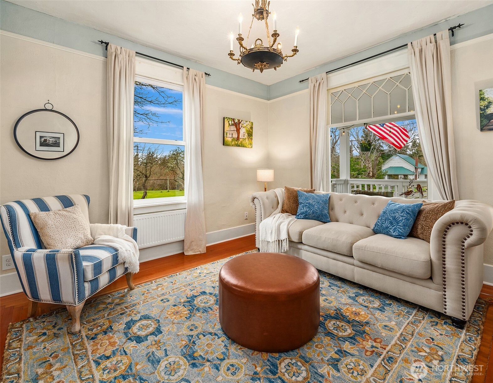 6007 Southwest 240th Street Vashon, WA 98070 - Photo 12 of 40 a living room with furniture and a window