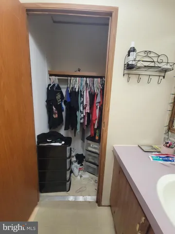 a view of storage and utility room