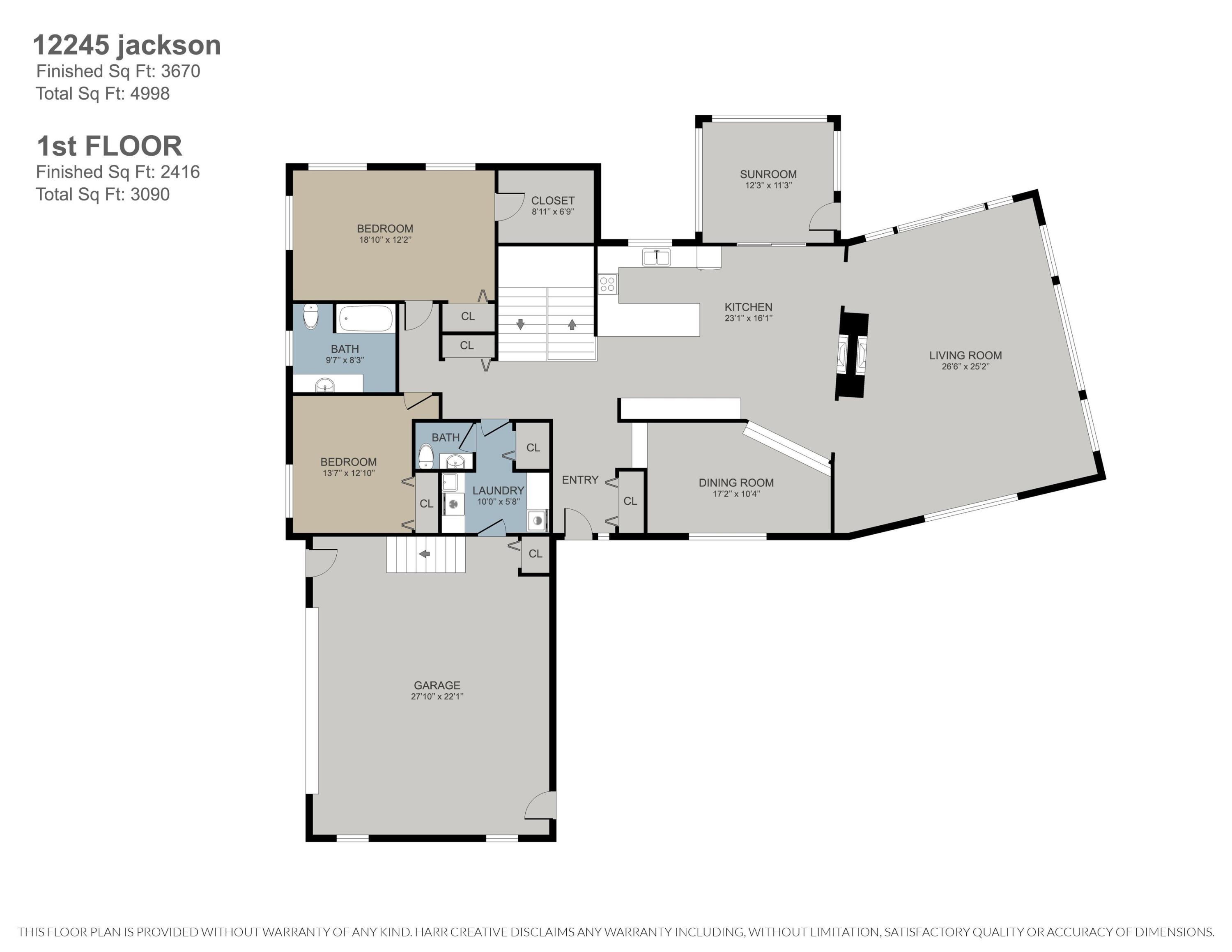 12245 Jackson Road Middleville, MI 49333 - Photo 58 of 58 Jackson Floor Plan Main