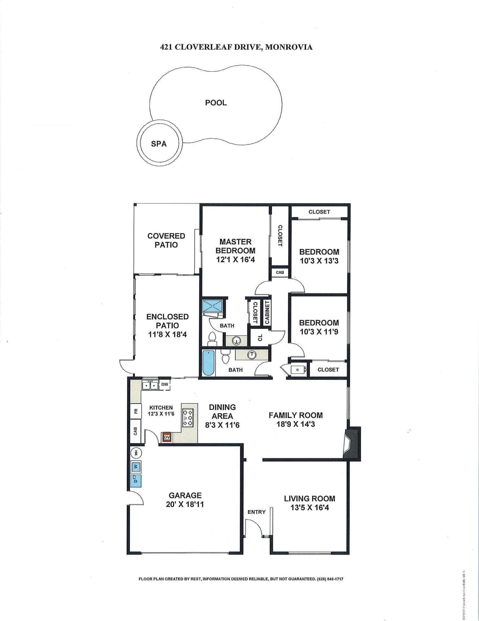 421 Cloverleaf Drive Monrovia, CA 91016 - Photo 21 of 21 a picture of a rug and a picture on the wall