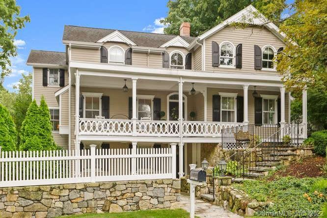 8 Lockwood Road Greenwich, CT 06878 - Photo 1 of 1 a front view of a house
