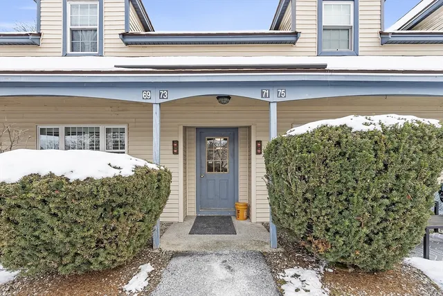 a view of a entryway door of house