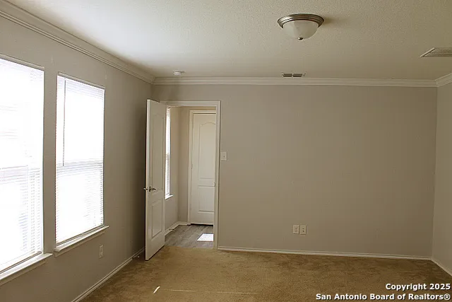 a view of an empty room