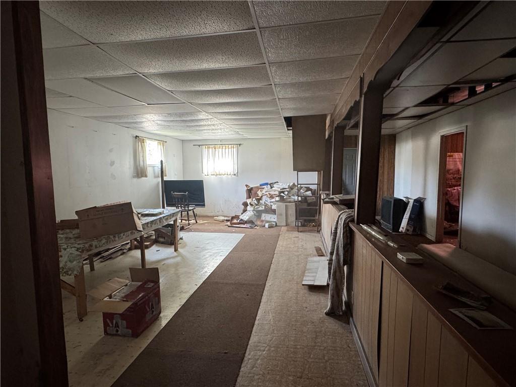 797 Walnut Hill Road Uniontown, PA 15401 - Photo 28 of 39 a lobby with furniture and a flat screen tv