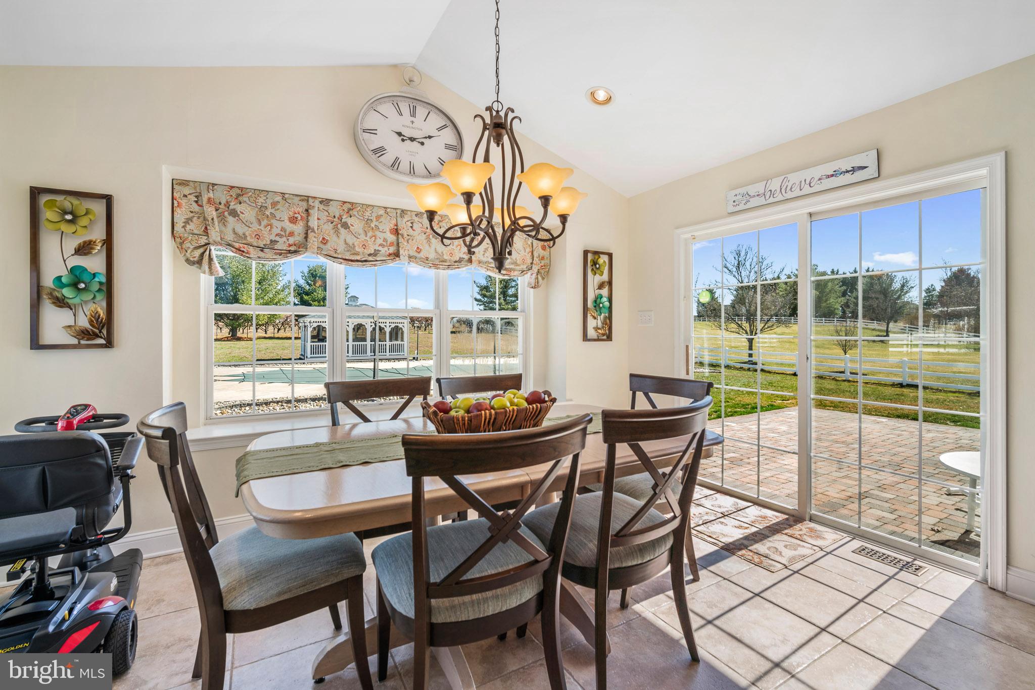 109 Brookside Way Mullica Hill, NJ 08062 - Photo 12 of 41 a view of a dining room with furniture window and outside view