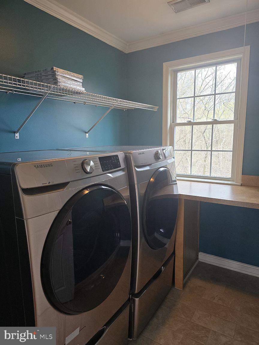 3917 Edith Court Ellicott City, MD 21043 - Photo 14 of 27 a utility room with dryer and washer