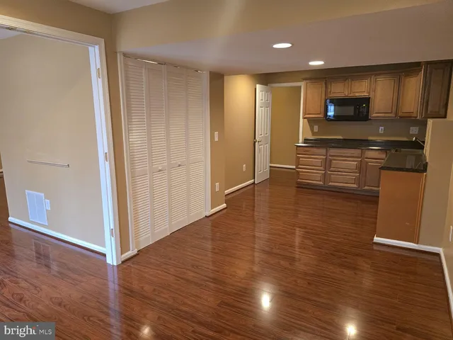 a view of room with gym equipment