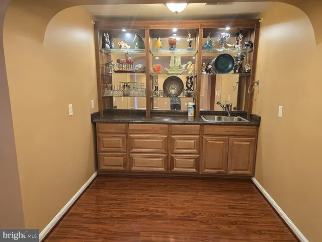 a view of wooden deck