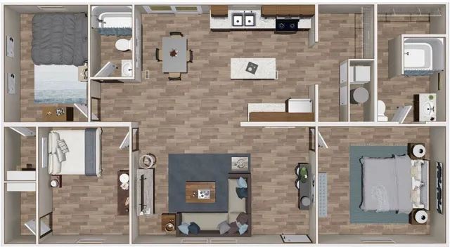 a view of a white building