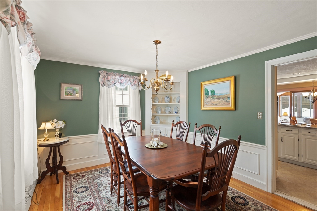 35 Longfellow Road Reading, MA 01867 - Photo 12 of 34 a view of a dining room with furniture window and wooden floor
