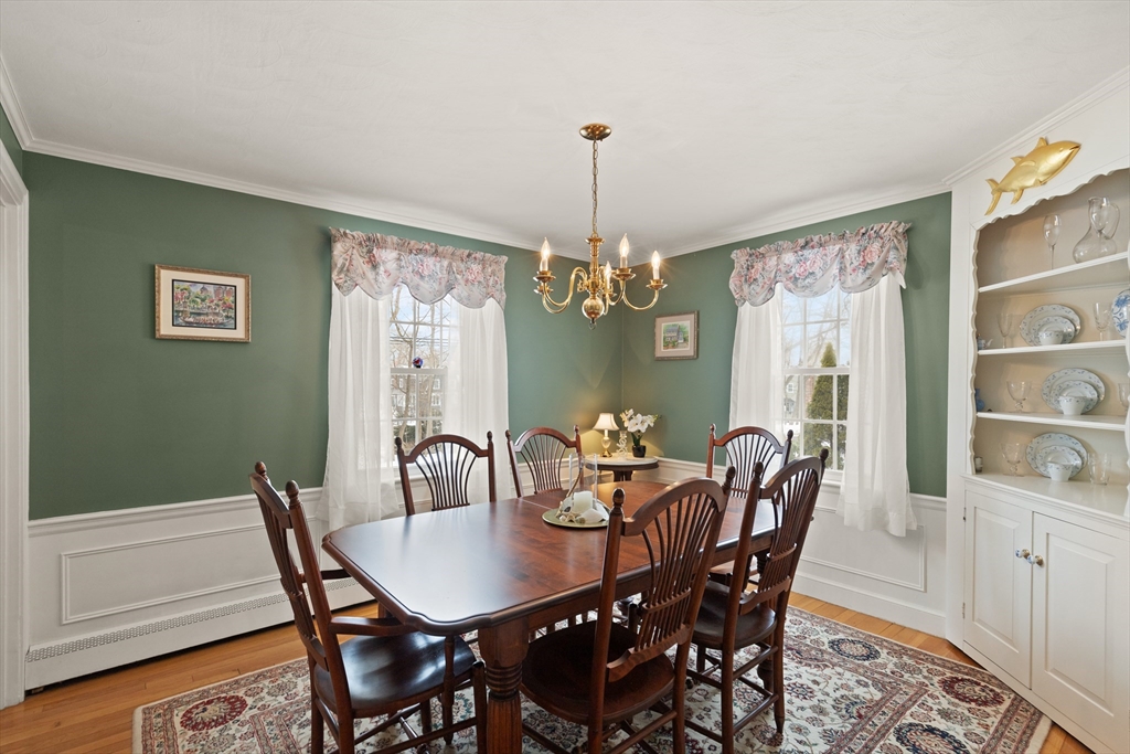 35 Longfellow Road Reading, MA 01867 - Photo 13 of 34 a view of a dining room with furniture window and wooden floor