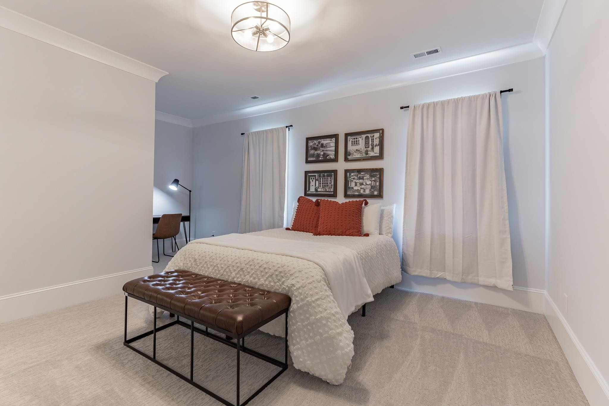 115 Crestview Road Raleigh, NC 27609 - Photo 25 of 42 3rd Bedroom With Desk Area